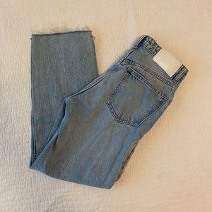 Zara high waisted mom jeans